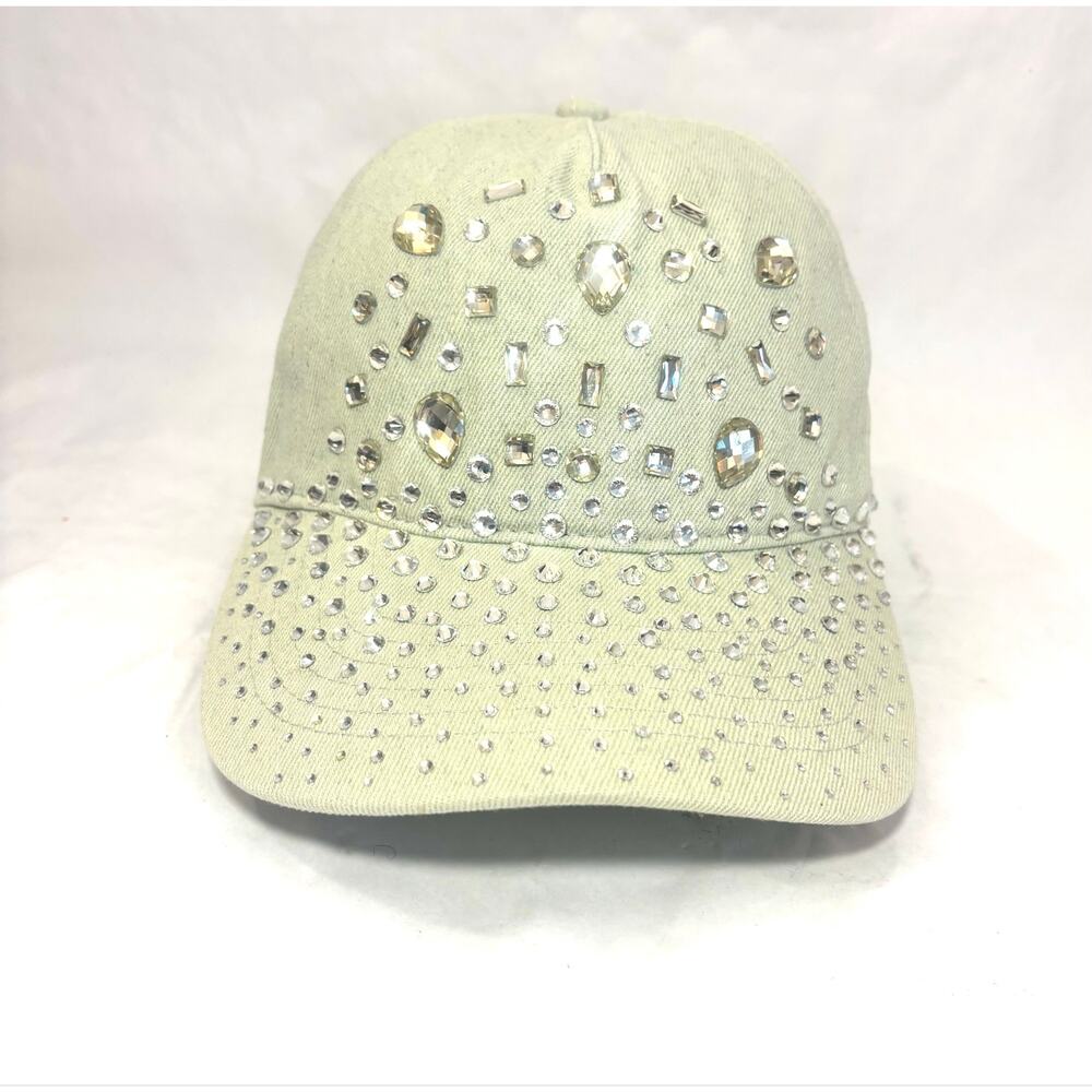 Rhinestone Accent Y2K Hip Hop style Shiny Bling Streetwear Baseball Cap Hat